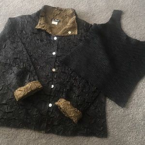 Kringle light weight reversible jacket and Tank